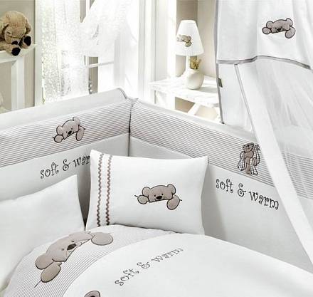 Комплект постельного белья из 3 предметов серия Teddy Bobo 